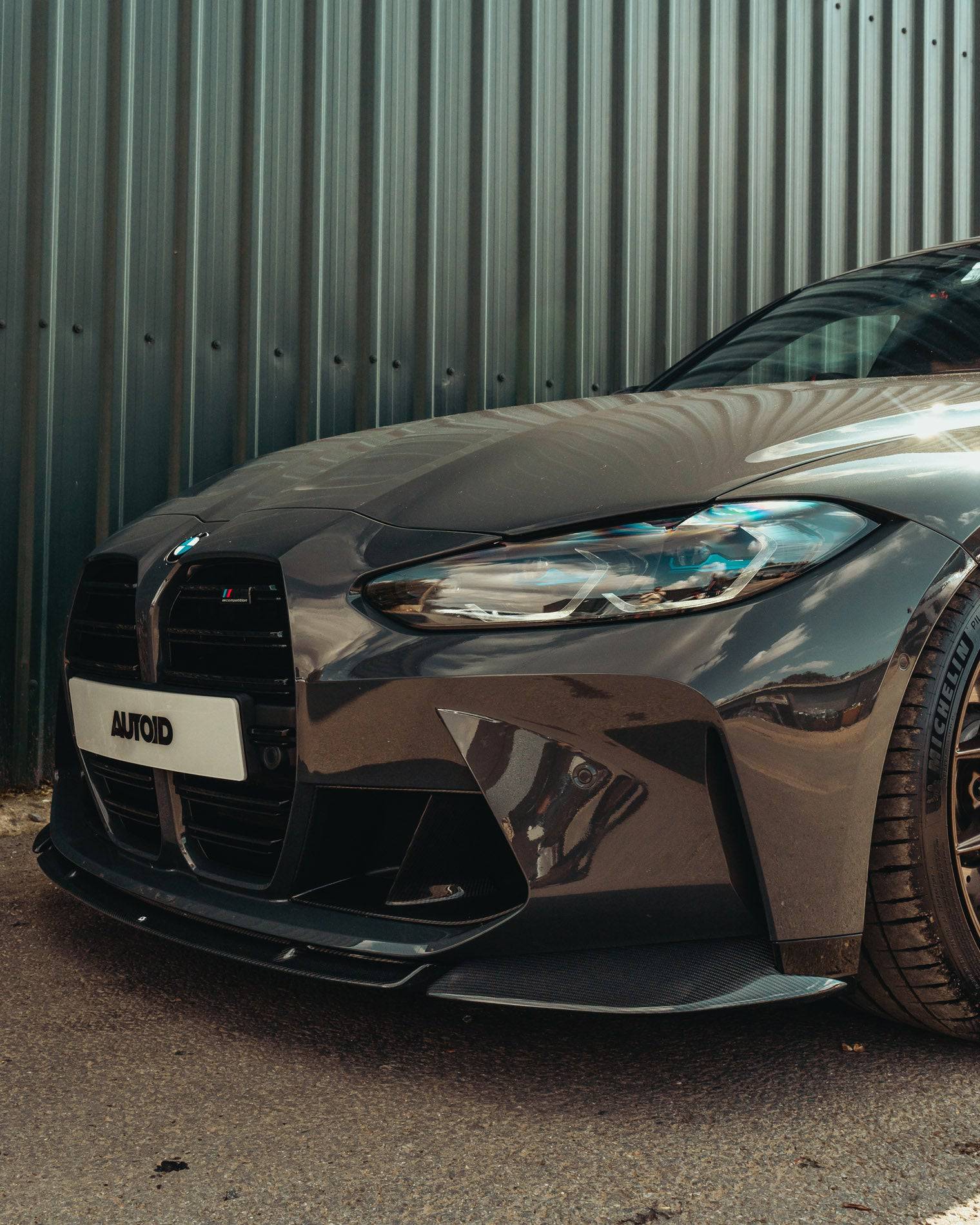 BMW M3 G80 G81 & M4 G82 G83 Carbon Fibre Front Splitter by Sterckenn (2021+) - AUTOID® - Front Lips & Splitters - Sterckenn