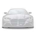 BMW M3 G80 G81 & M4 G82 G83 Carbon Fibre Splitter for V1 Bumper by Adro (2021+) - AUTOID® - Front Lips & Splitters - Adro