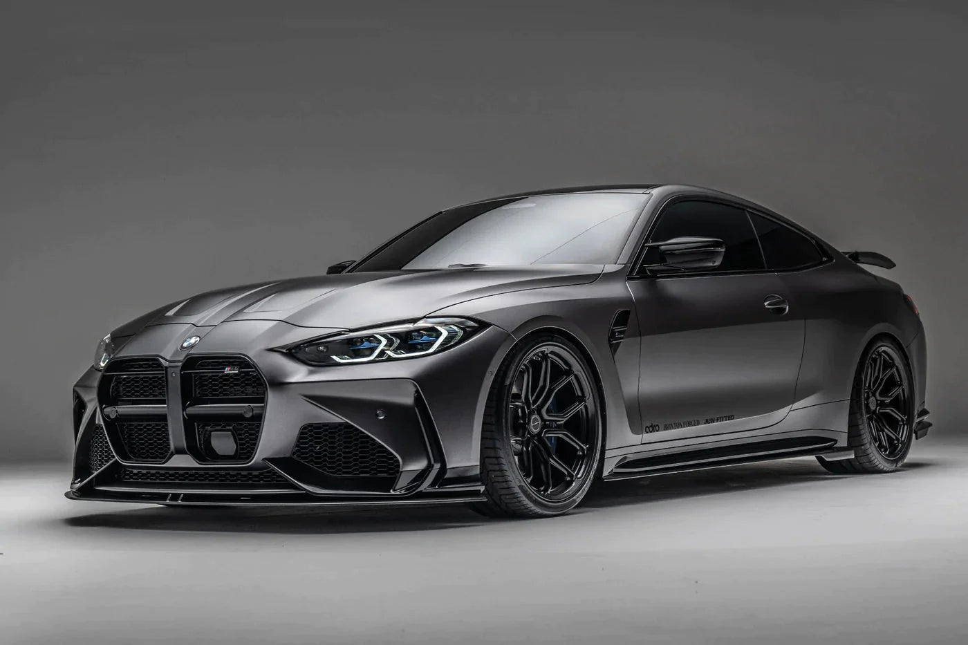 BMW M3 G80 G81 & M4 G82 G83 Carbon Fibre Splitter for V1 Bumper by Adro (2021+) - AUTOID® - Front Lips & Splitters - Adro