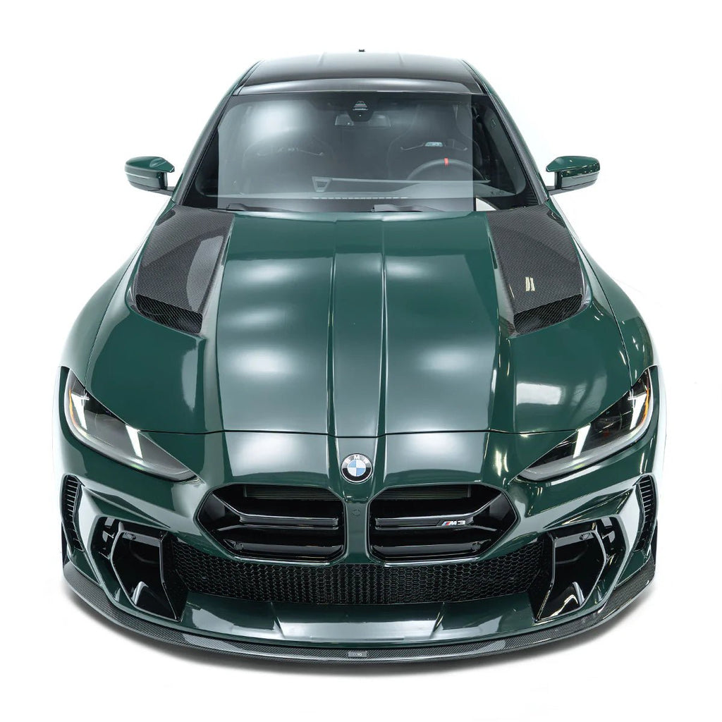 BMW M3 G80 G81 & M4 G82 G83 Carbon Fibre Splitter for V2 Bumper by Adro (2021+) - AUTOID® - Front Lips & Splitters - Adro