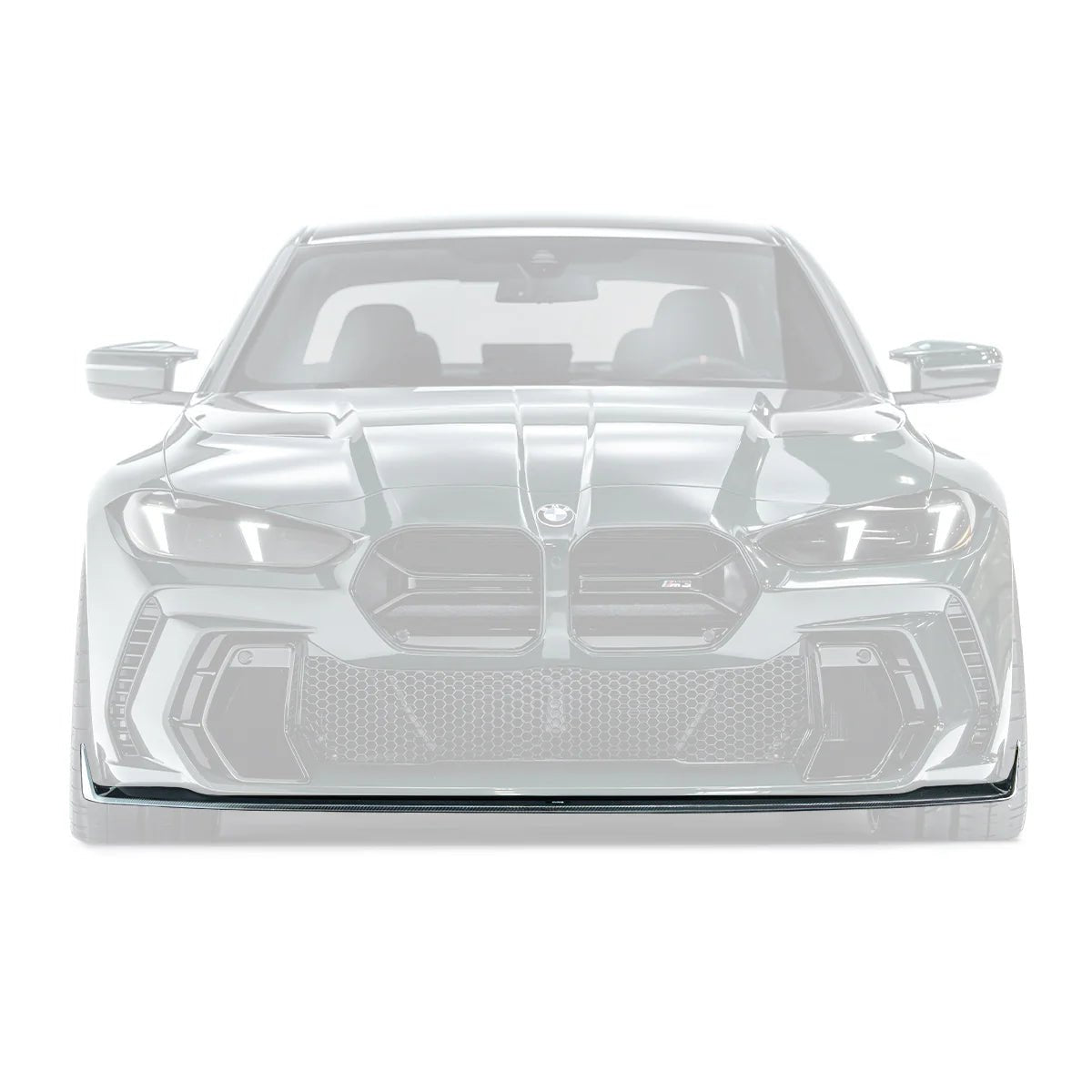 BMW M3 G80 G81 & M4 G82 G83 Carbon Fibre Splitter for V2 Bumper by Adro (2021+) - AUTOID® - Front Lips & Splitters - Adro
