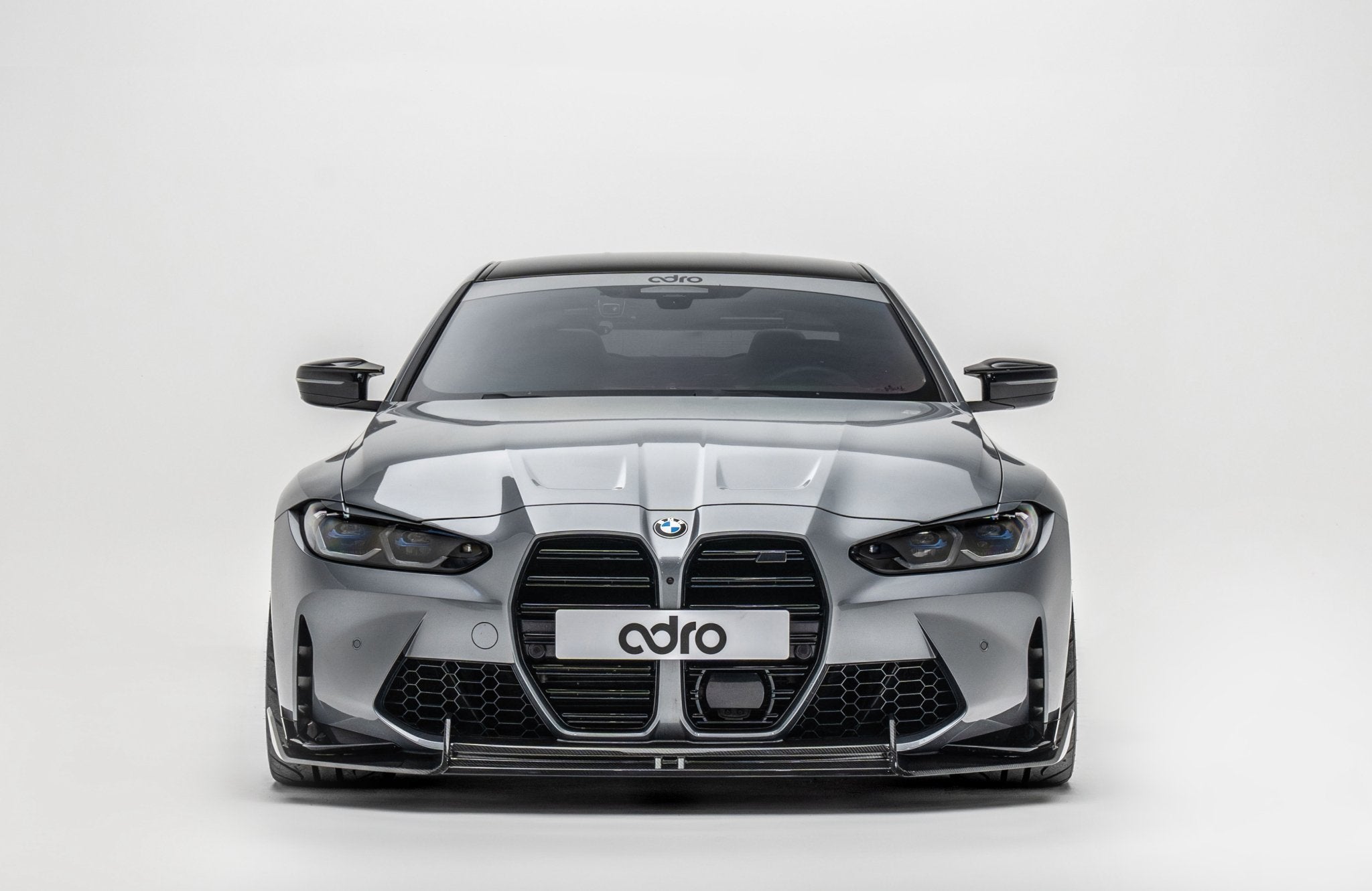 BMW M3 G80 G81 & M4 G82 G83 Dry Carbon Fibre Front Splitter by Adro (2021+) - AUTOID - Front Lips & Splitters - Adro