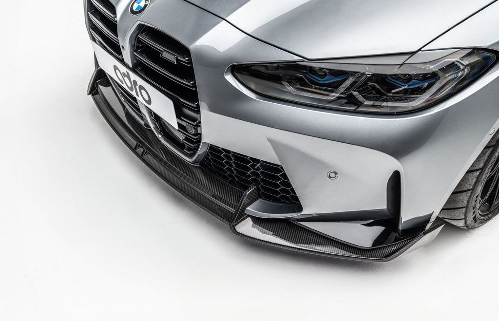 BMW M3 G80 G81 & M4 G82 G83 Dry Carbon Fibre Front Splitter by Adro (2021+) - AUTOID® - Front Lips & Splitters - Adro