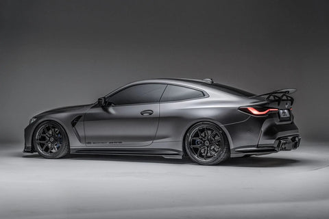 BMW M3 G80 G81 & M4 G82 G83 Dry Carbon Fibre Full Length Side Skirts by Adro (2021+) - AUTOID® - Side Skirts & Winglets - Adro