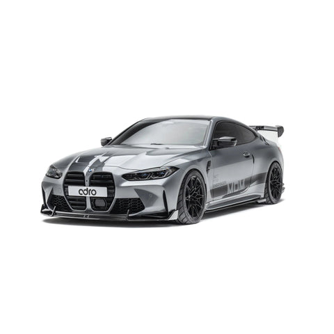 BMW M3 G80 G81 & M4 G82 G83 Dry Carbon Fibre Full Length Side Skirts by Adro (2021+) - AUTOID® - Side Skirts & Winglets - Adro