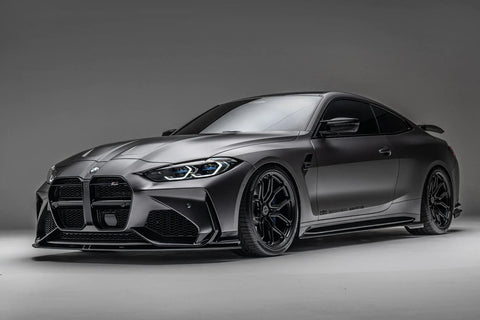 BMW M3 G80 G81 & M4 G82 G83 Dry Carbon Fibre Full Length Side Skirts by Adro (2021+) - AUTOID® - Side Skirts & Winglets - Adro
