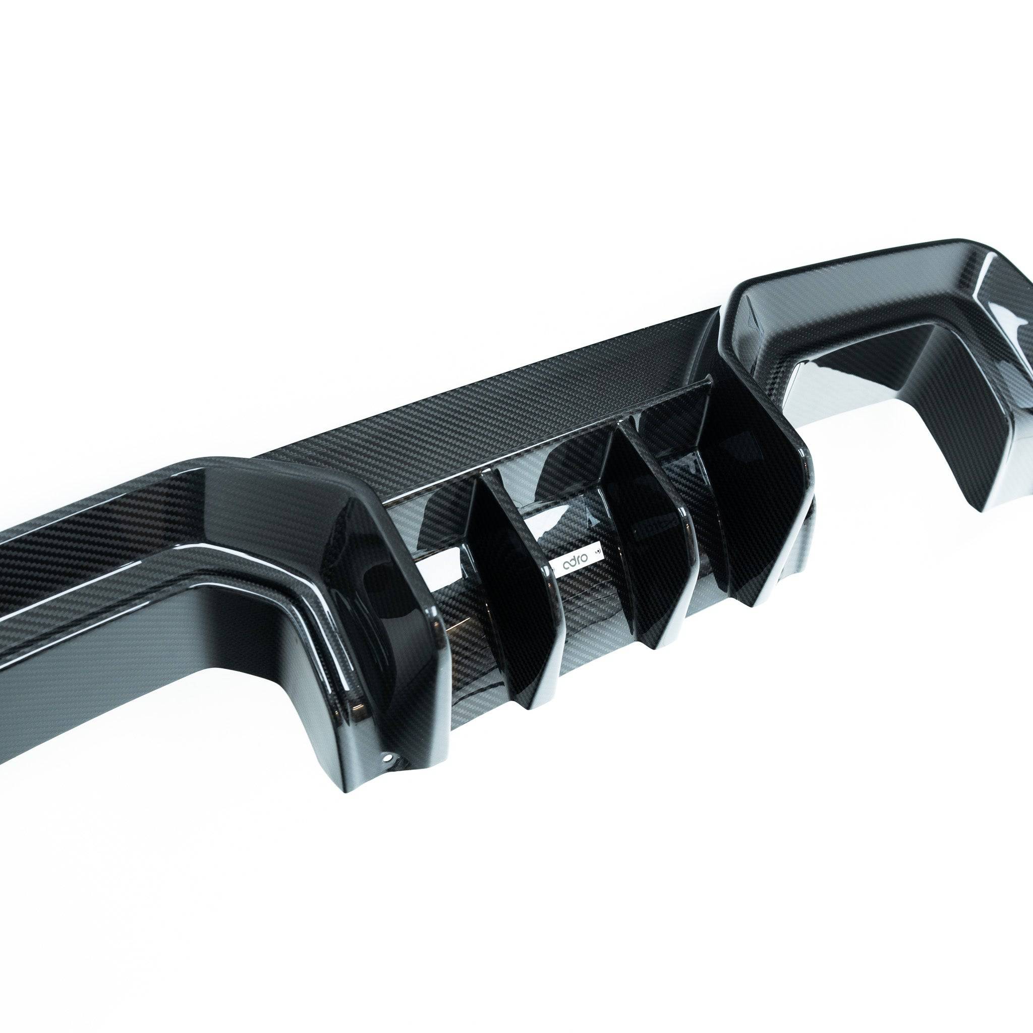 BMW M3 G80 G81 & M4 G82 G83 Dry Carbon Fibre Rear Diffuser by Adro (2021+) - AUTOID® - Rear Diffusers - Adro