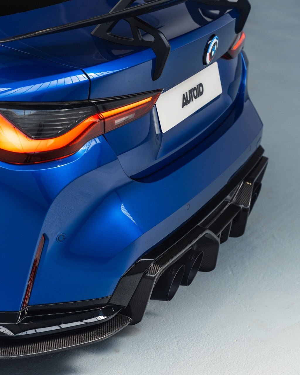 BMW M3 G80 G81 & M4 G82 G83 Dry Carbon Fibre Rear Diffuser by Adro (2021+) - AUTOID® - Rear Diffusers - Adro