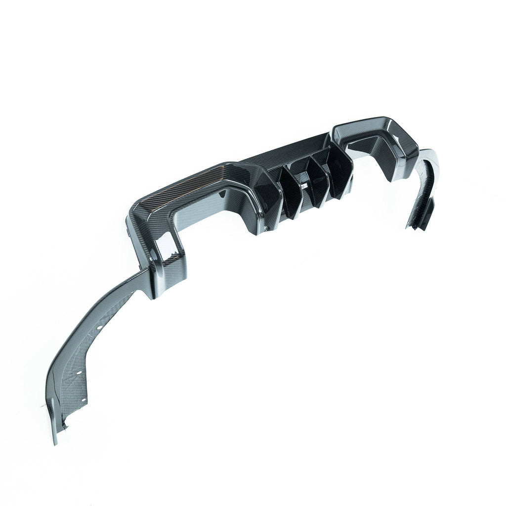 BMW M3 G80 G81 & M4 G82 G83 Dry Carbon Fibre Rear Diffuser by Adro (2021+) - AUTOID® - Rear Diffusers - Adro