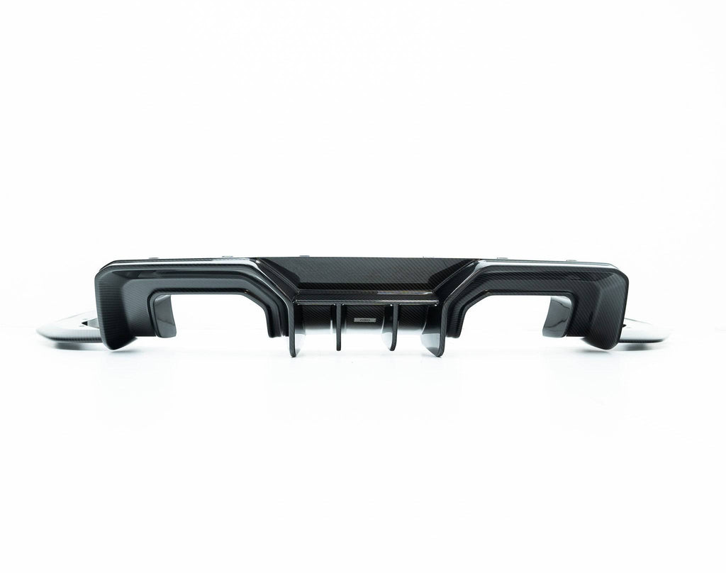 BMW M3 G80 G81 & M4 G82 G83 Dry Carbon Fibre Rear Diffuser by Adro (2021+) - AUTOID® - Rear Diffusers - Adro