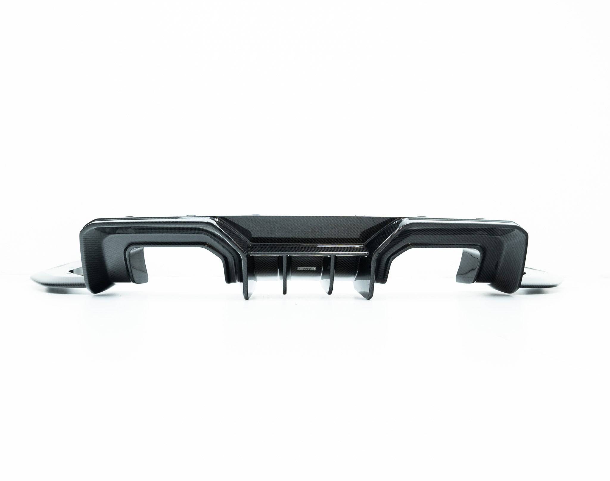 BMW M3 G80 G81 & M4 G82 G83 Dry Carbon Fibre Rear Diffuser by Adro (2021+) - AUTOID® - Rear Diffusers - Adro