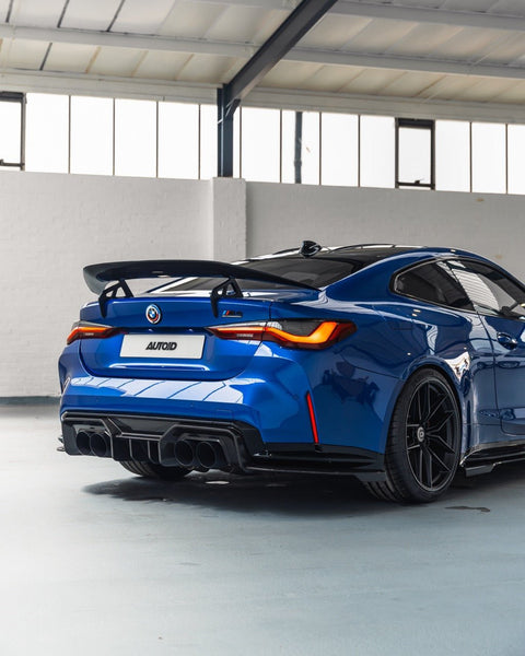 BMW M3 G80 G81 & M4 G82 G83 Dry Carbon Fibre Rear Diffuser by Adro (2021+) - AUTOID® - Rear Diffusers - Adro