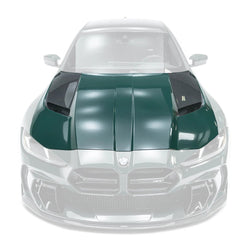 BMW M3 G80 G81 & M4 G82 G83 Dry Carbon Fibre V2 Front Bonnet by Adro (2021+) - AUTOID® - Front Hood - Adro