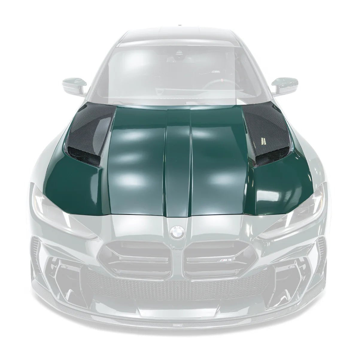 BMW M3 G80 G81 & M4 G82 G83 Dry Carbon Fibre V2 Front Bonnet by Adro (2021+) - AUTOID® - Front Hood - Adro