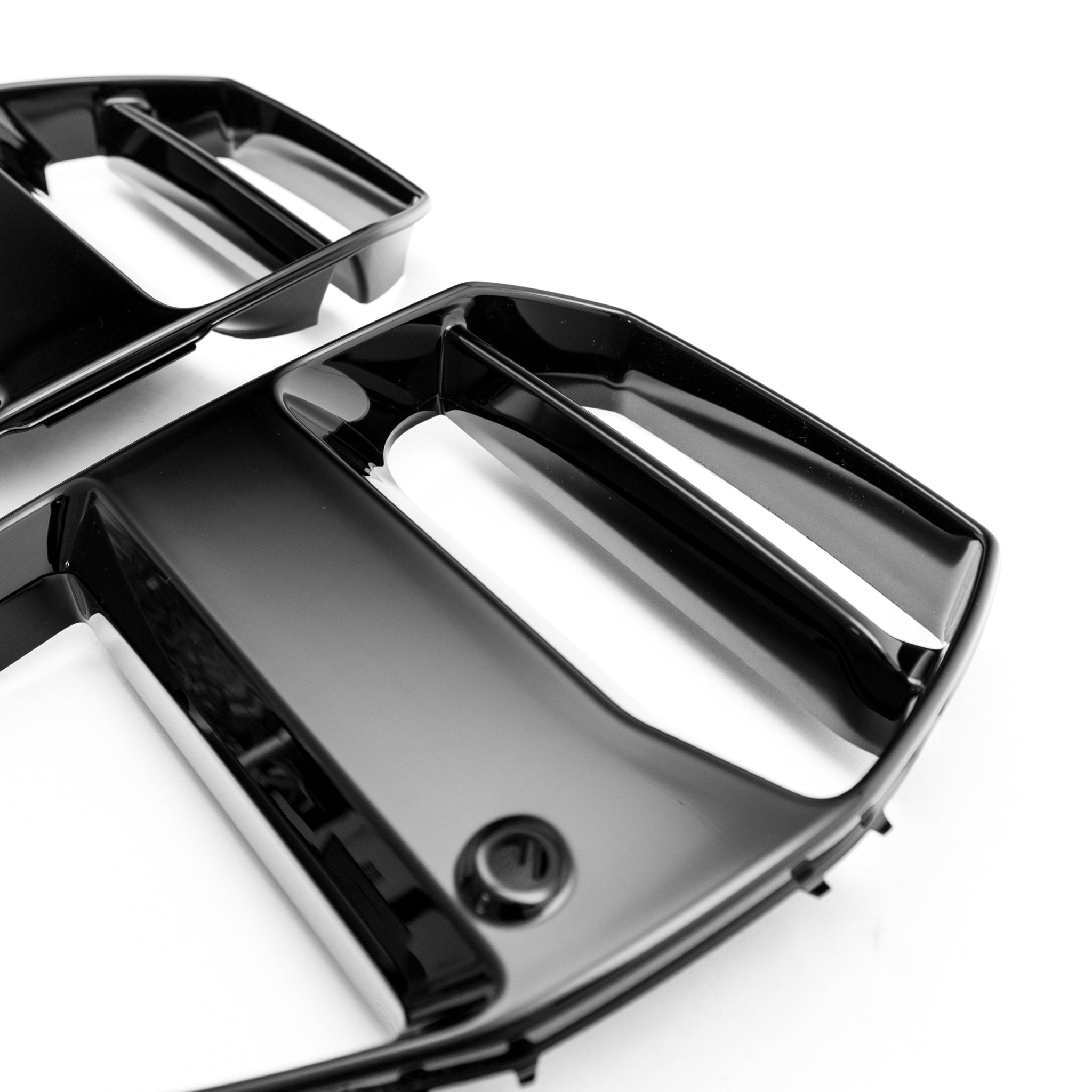 BMW M3 G80 G81 & M4 G82 G83 EVO-S Gloss Black Front Kidney Grilles by ZAERO (2021+) - AUTOID® - Front Grille - Zaero Design
