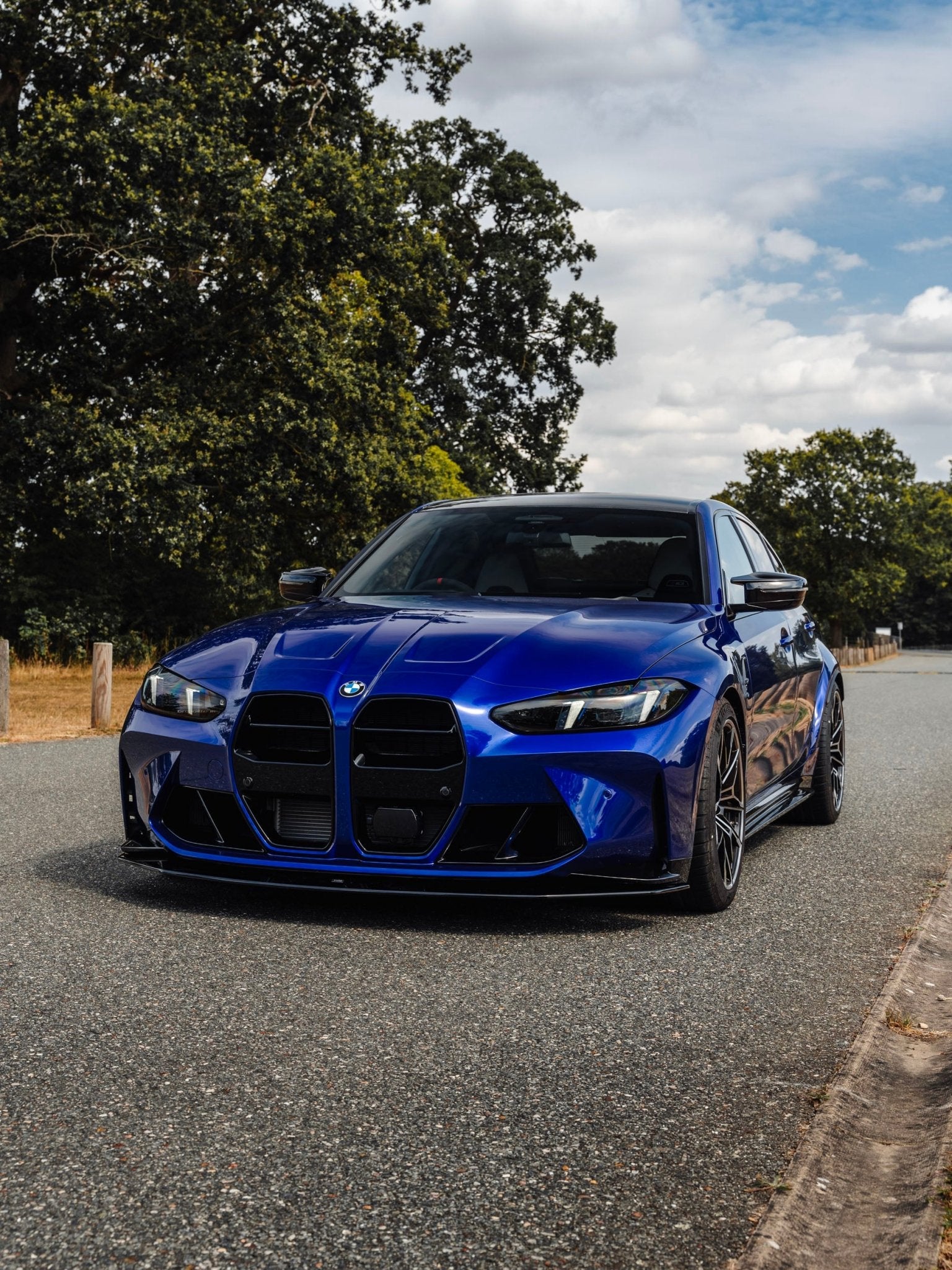 BMW M3 G80 G81 & M4 G82 G83 EVO-S Gloss Black Front Lip by ZAERO (2021+) - AUTOID® - Front Lips & Splitters - Zaero Design