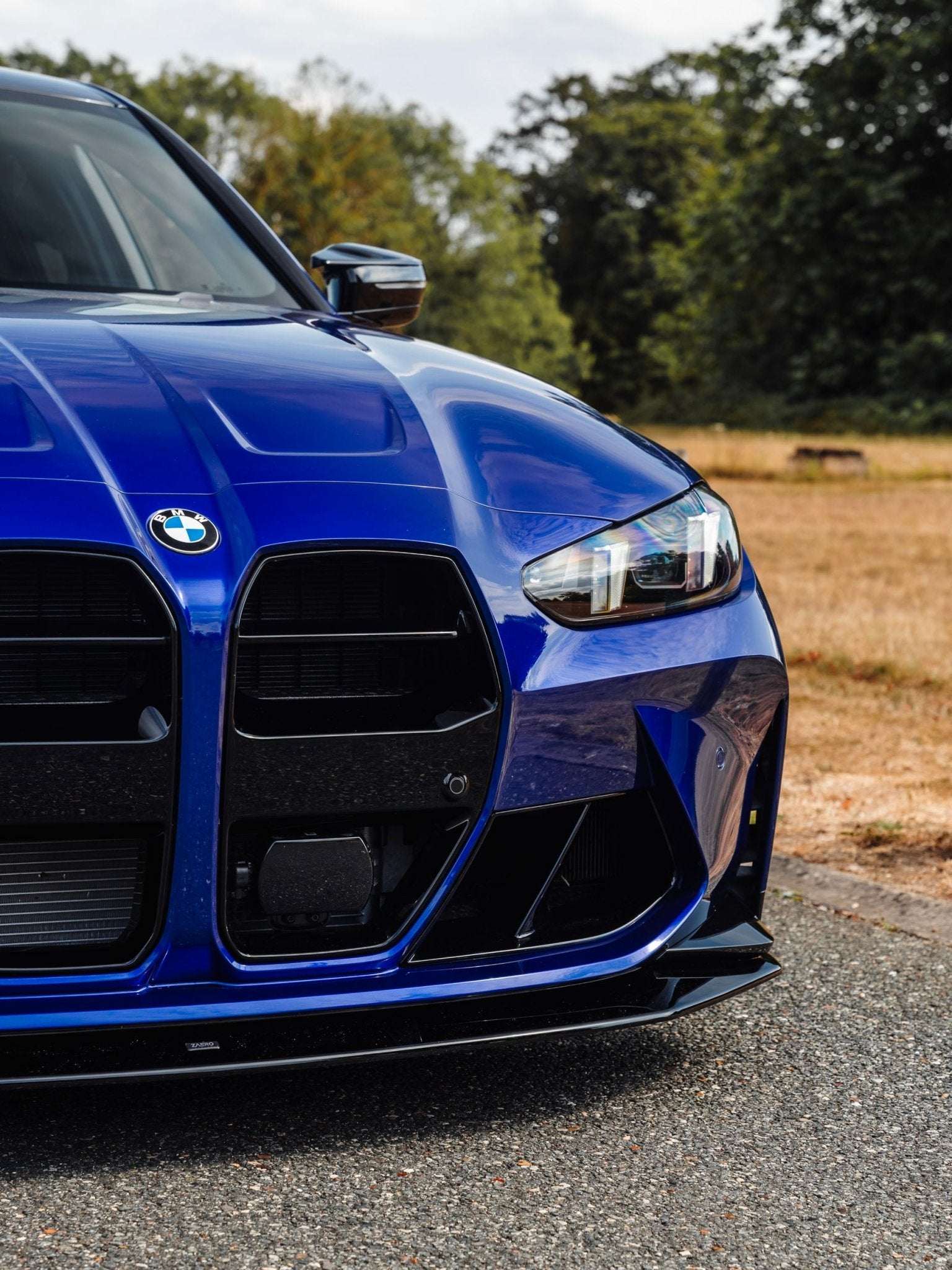 BMW M3 G80 G81 & M4 G82 G83 EVO-S Gloss Black Front Lip by ZAERO (2021+) - AUTOID® - Front Lips & Splitters - Zaero Design