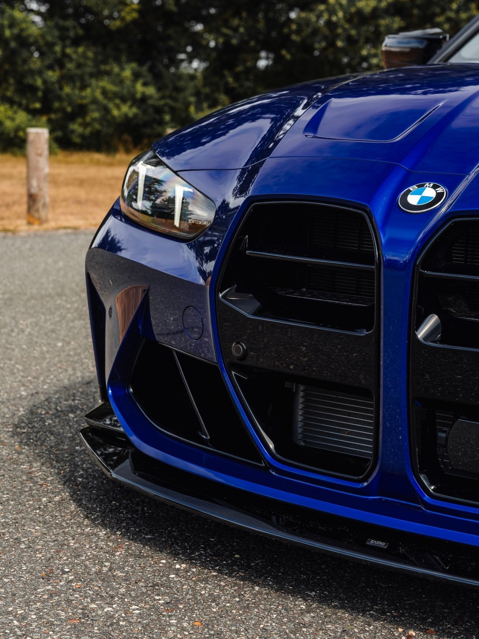 BMW M3 G80 G81 & M4 G82 G83 EVO-S Gloss Black Front Lip by ZAERO (2021+) - AUTOID® - Front Lips & Splitters - Zaero Design