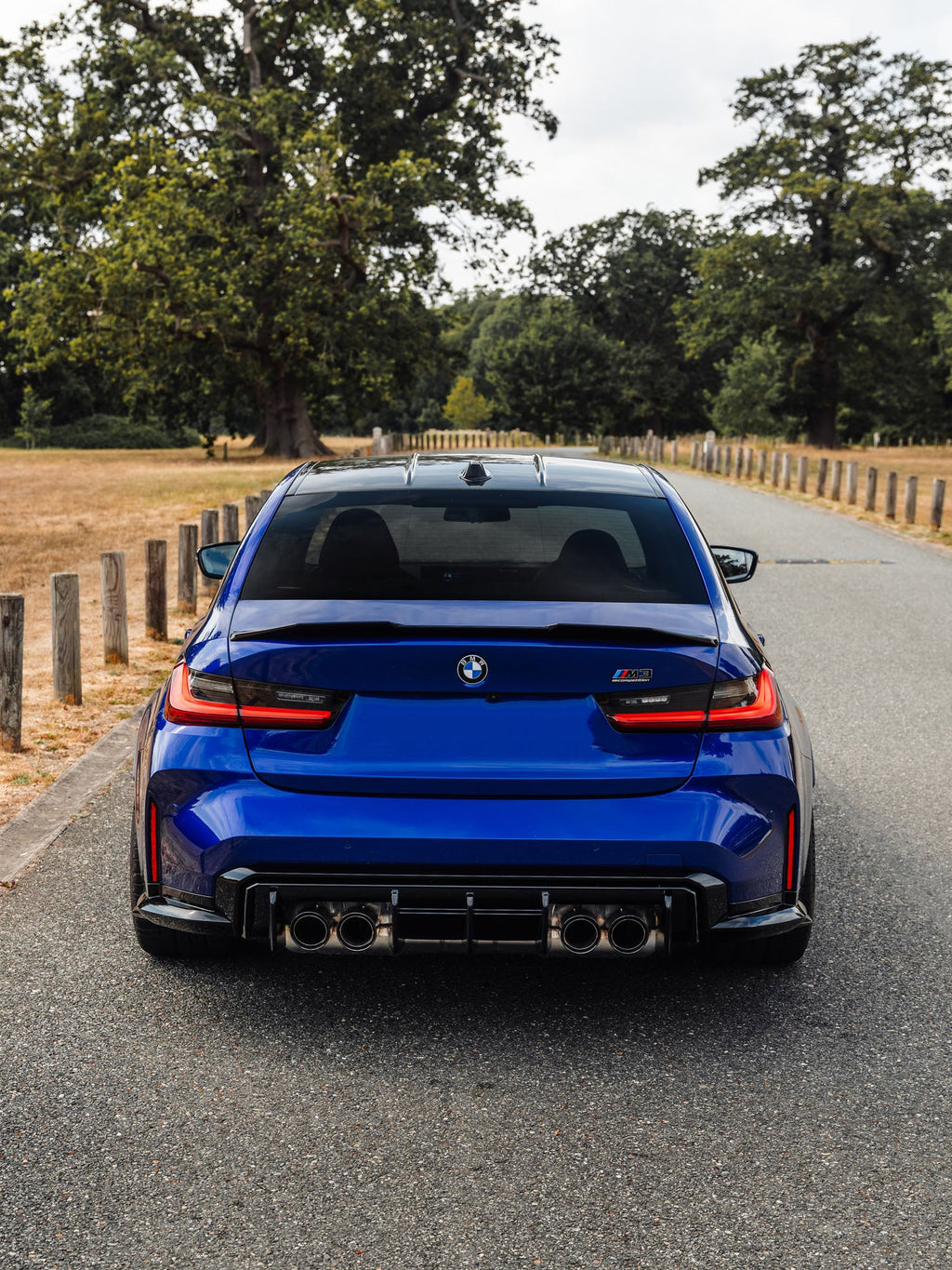 BMW M3 G80 G81 & M4 G82 G83 EVO-S Gloss Black Rear Diffuser by ZAERO (2021+) - AUTOID® - Rear Diffusers - Zaero Design