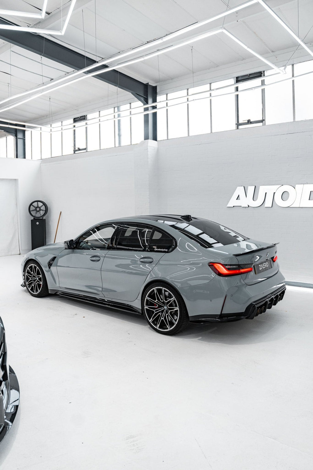 BMW M3 G80 G81 & M4 G82 G83 EVO-S Gloss Black Rear Diffuser by ZAERO (2021+) - AUTOID® - Rear Diffusers - Zaero Design