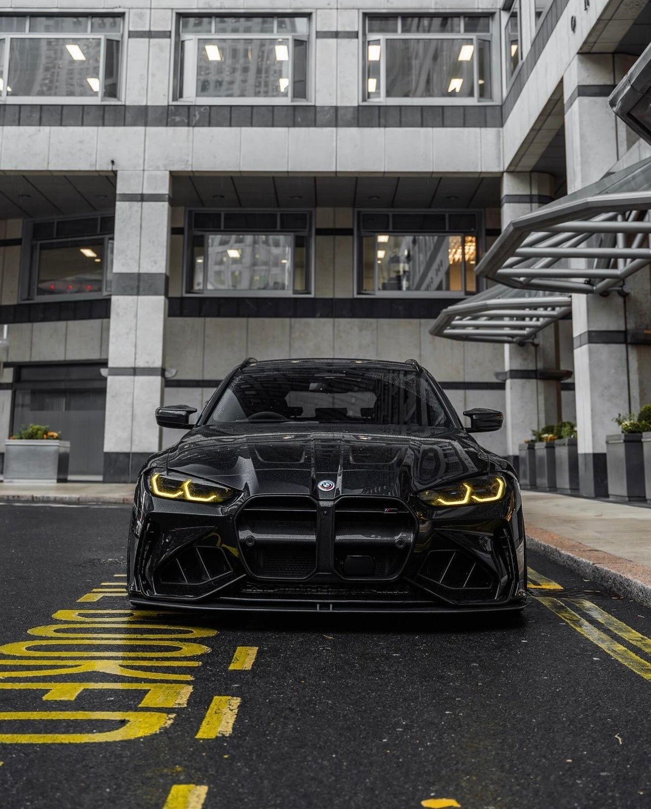 BMW M3 G80 G81 & M4 G82 G83 Front Bumper V1 by Adro (2021+) - AUTOID® - Front & Rear Bumpers - Adro