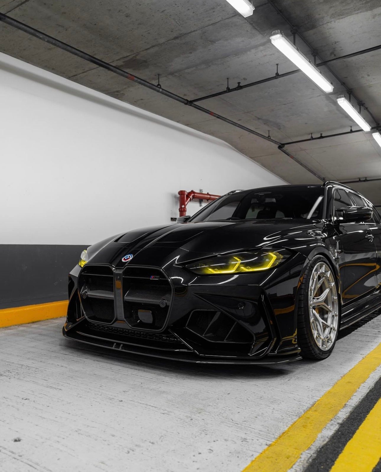 BMW M3 G80 G81 & M4 G82 G83 Front Bumper V1 by Adro (2021+) - AUTOID® - Front & Rear Bumpers - Adro