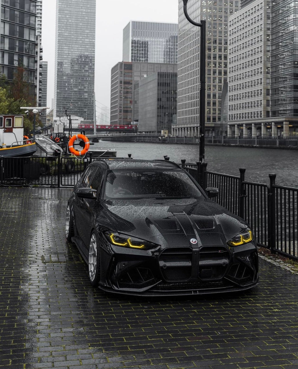 BMW M3 G80 G81 & M4 G82 G83 Front Bumper V1 by Adro (2021+) - AUTOID® - Front & Rear Bumpers - Adro