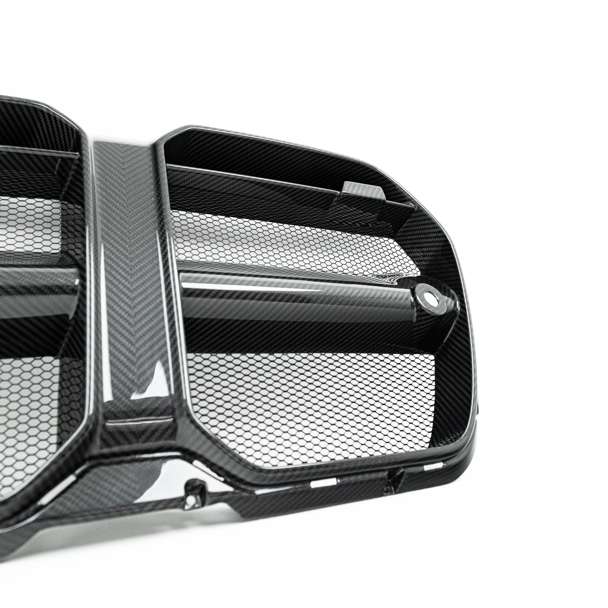 BMW M3 G80 G81 & M4 G82 G83 Pre - Preg Carbon Fibre Front Grilles & Front Ducts Set by Adro (2021+) - AUTOID - Front Grille - Adro