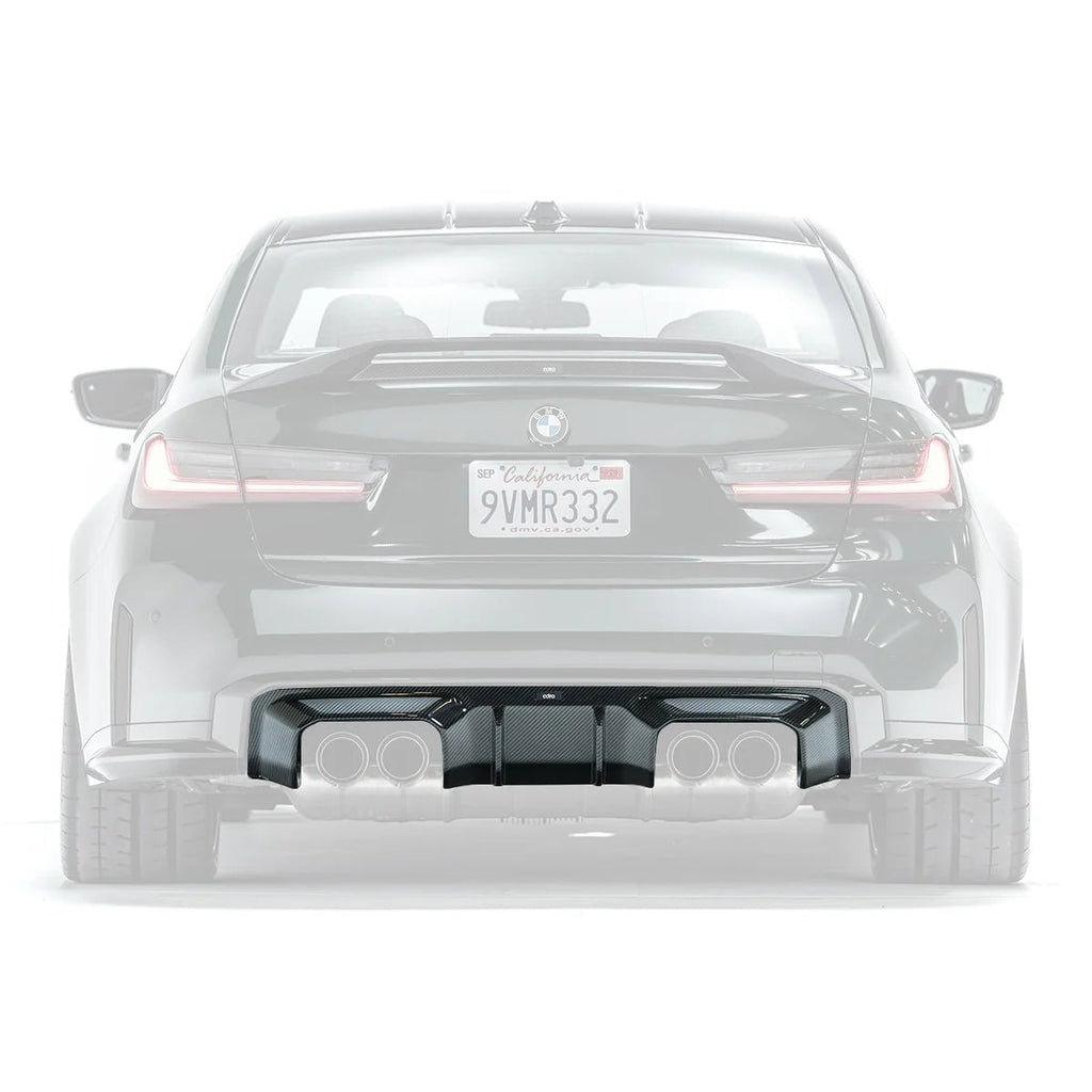 BMW M3 G80 G81 & M4 G82 G83 Pre-Preg Carbon Fibre Rear Diffuser V2 by Adro (2021+) - AUTOID® - Rear Diffusers - Adro