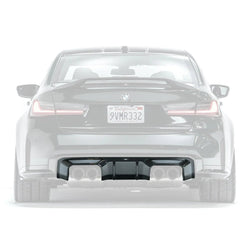 BMW M3 G80 G81 & M4 G82 G83 Pre-Preg Carbon Fibre Rear Diffuser V2 by Adro (2021+) - AUTOID® - Rear Diffusers - Adro