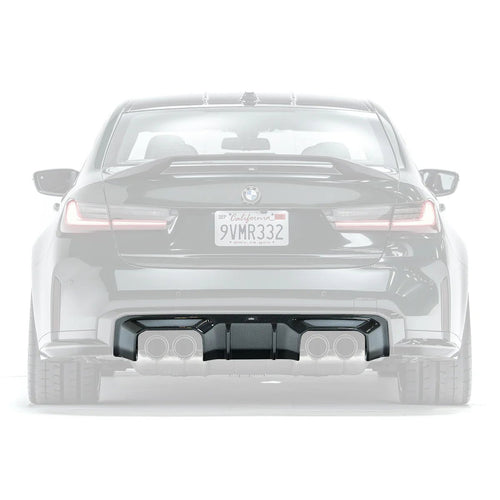 BMW M3 G80 G81 & M4 G82 G83 Pre-Preg Carbon Fibre Rear Diffuser V2 by Adro (2021+) - AUTOID® - Rear Diffusers - Adro