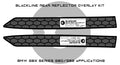 BMW M3 G80 G81 & M4 G82 G83 Rear Reflector Overlay Kit by Goldenwrench - AUTOID - Vinyl Overlays - Goldenwrench Supply
