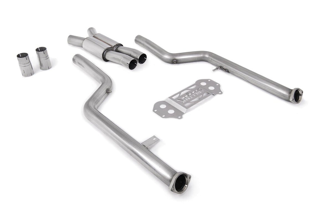 BMW M3 G80 G81 & M4 G82 G83 Single Mid Pipe OPF/GPF Bypass by Milltek (2020+) - AUTOID® - Exhaust System - Milltek Sport