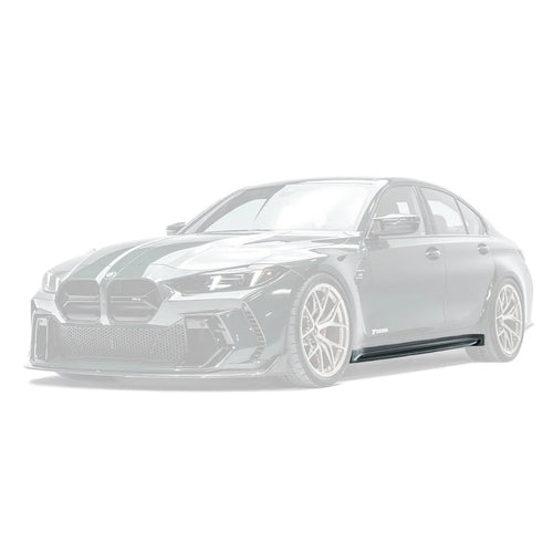 BMW M3 G80 G81 Pre-Preg Carbon Fibre Side Skirts V2 by Adro (2021+) - AUTOID® - Side Skirts & Winglets - Adro