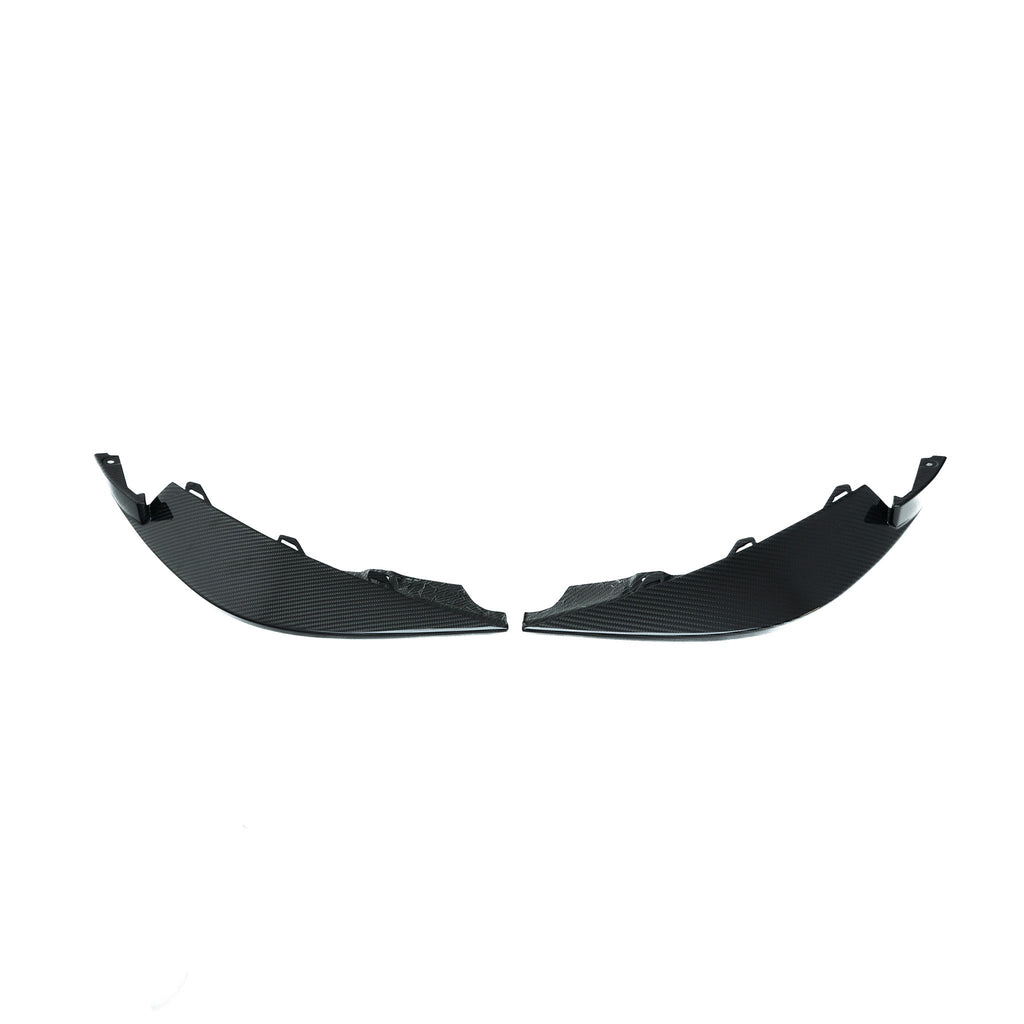 BMW M3 G80 & M4 G82 Carbon Fibre Front Bumper Corner Inserts by Alpha-N (2021+) - AUTOID® - Front Lips & Splitters - Alpha-N