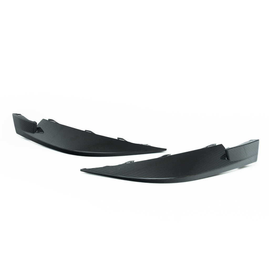BMW M3 G80 & M4 G82 Carbon Fibre Front Bumper Corner Inserts by Alpha-N (2021+) - AUTOID® - Front Lips & Splitters - Alpha-N