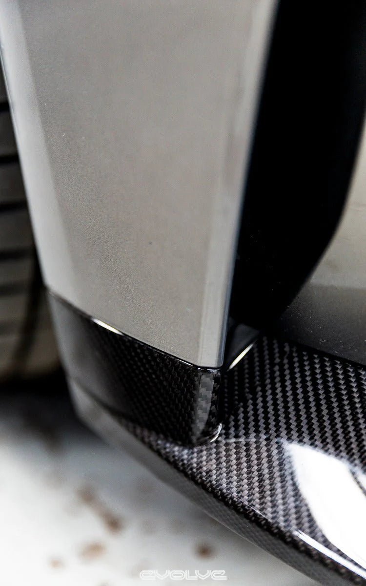 BMW M3 G80 & M4 G82 Carbon Fibre Front Bumper Corner Inserts by Alpha-N (2021+) - AUTOID® - Front Lips & Splitters - Alpha-N