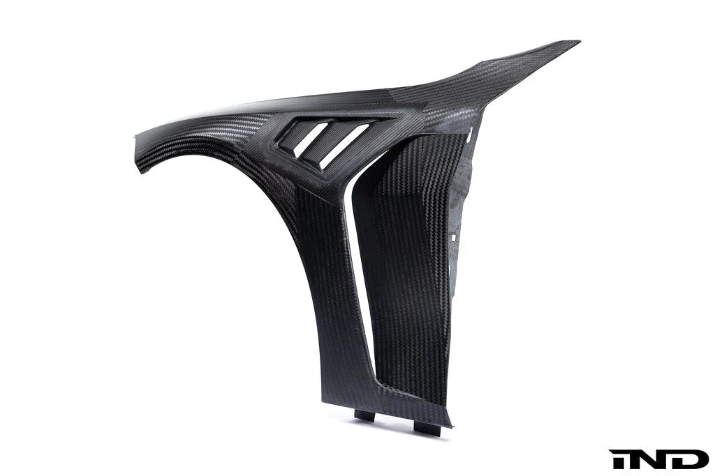BMW M3 G80 & M4 G82 Carbon Fibre Front Fender Wings by Alpha-N (2021+) - AUTOID® - Replacement Fenders - Alpha-N