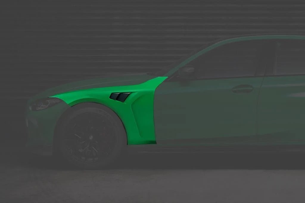 BMW M3 G80 & M4 G82 Carbon Fibre Front Fender Wings by Alpha-N (2021+) - AUTOID® - Replacement Fenders - Alpha-N