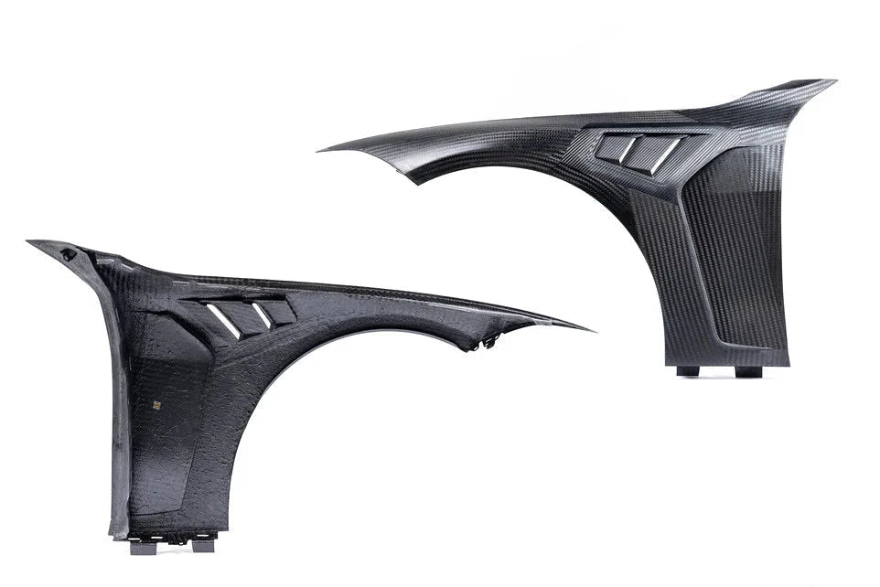 BMW M3 G80 & M4 G82 Carbon Fibre Front Fender Wings by Alpha-N (2021+) - AUTOID® - Replacement Fenders - Alpha-N