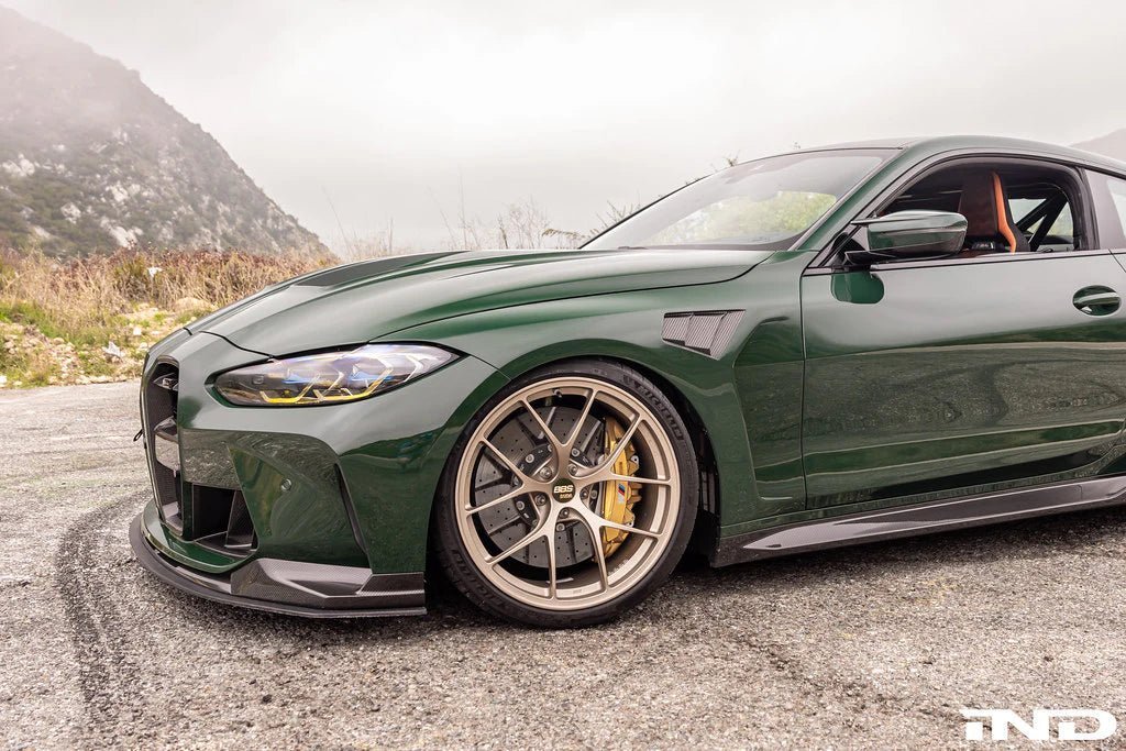 BMW M3 G80 & M4 G82 Carbon Fibre Front Fender Wings by Alpha-N (2021+) - AUTOID® - Replacement Fenders - Alpha-N
