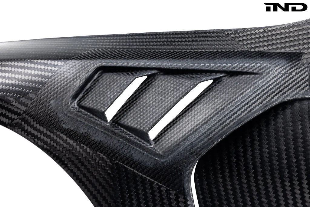 BMW M3 G80 & M4 G82 Carbon Fibre Front Fender Wings by Alpha-N (2021+) - AUTOID® - Replacement Fenders - Alpha-N