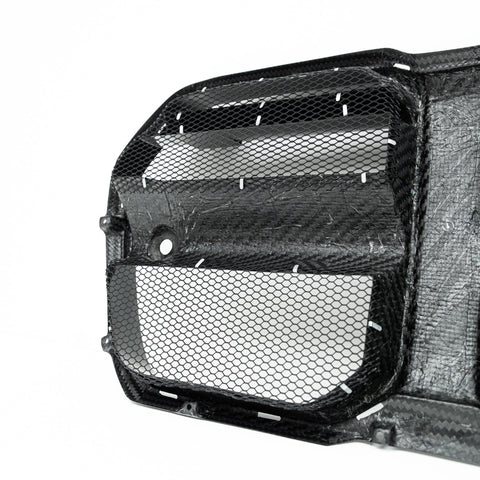 BMW M3 G80 & M4 G82 Carbon Fibre Grilles & Ducts for V1 Bumper by Adro (2021+) - AUTOID® - Front Grille - Adro