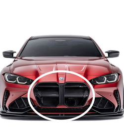BMW M3 G80 & M4 G82 Carbon Fibre Grilles & Ducts for V1 Bumper by Adro (2021+) - AUTOID® - Front Grille - Adro