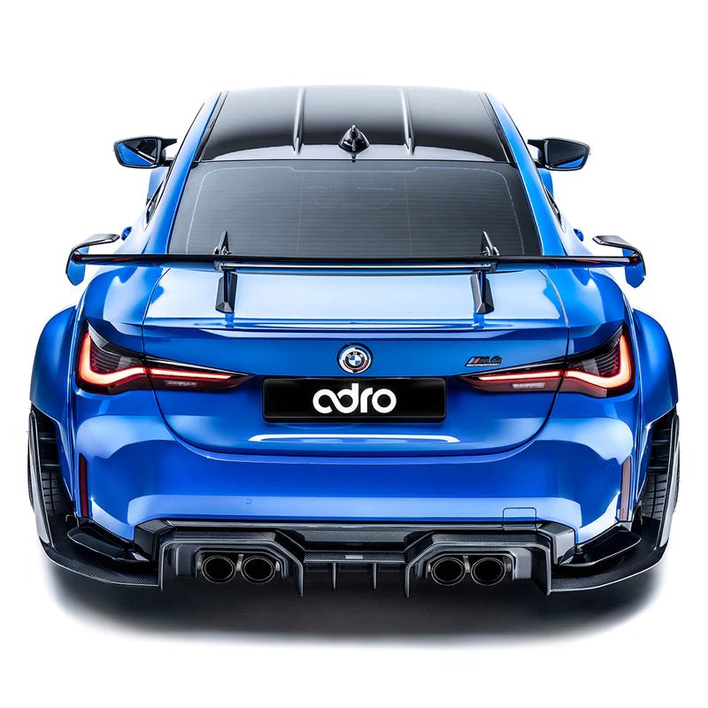 BMW M3 G80 & M4 G82 Dry Carbon Fibre AT - R3 Rear Wing by Adro (2021+) - AUTOID - Rear Wings - Adro