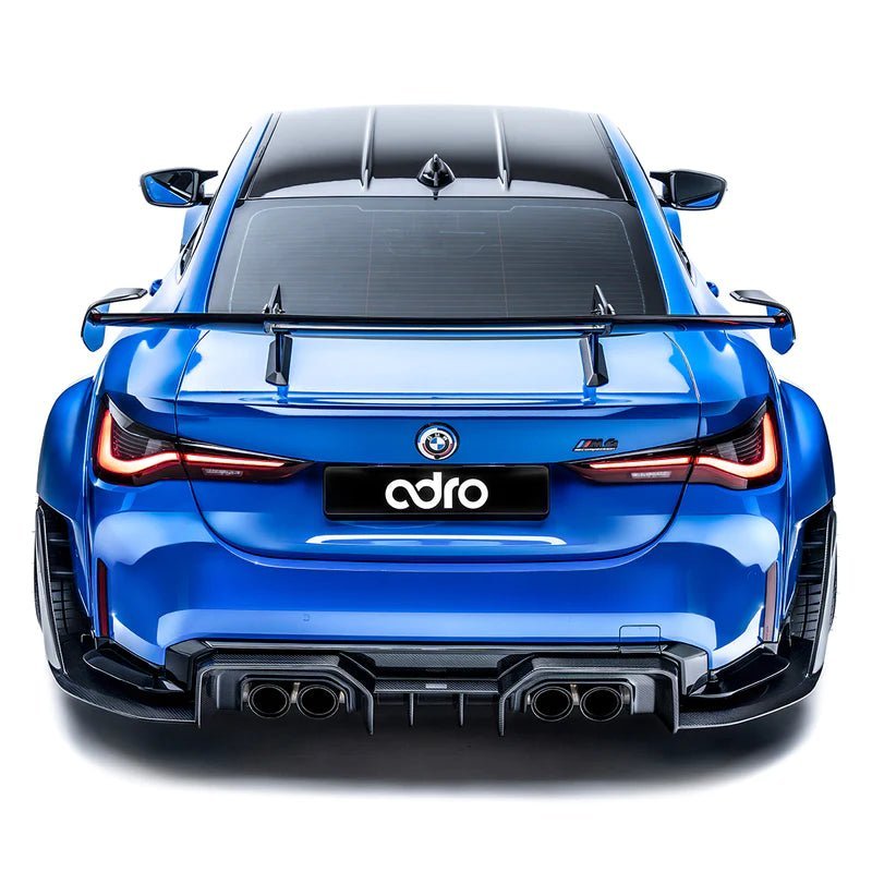 BMW M3 G80 & M4 G82 Dry Carbon Fibre AT-R3 Rear Wing by Adro (2021+) - AUTOID® - Rear Wings - Adro