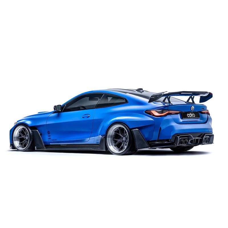 BMW M3 G80 & M4 G82 Dry Carbon Fibre AT-R3 Rear Wing by Adro (2021+) - AUTOID® - Rear Wings - Adro