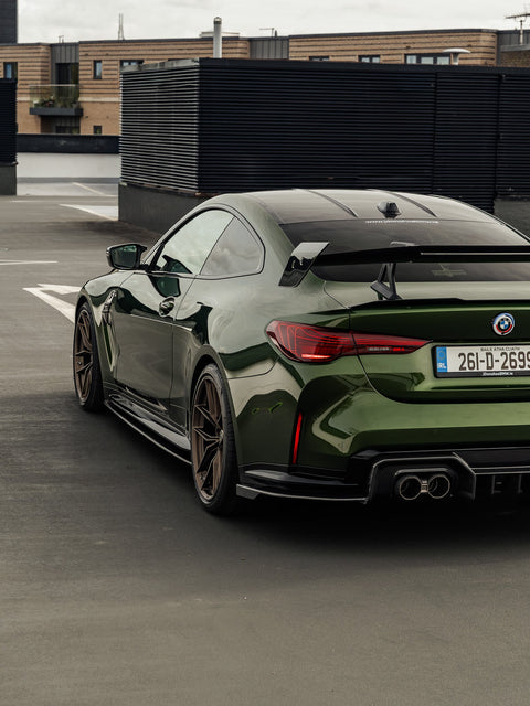 BMW M3 G80 & M4 G82 Dry Carbon Fibre AT-R3 Rear Wing by Adro (2021+) - AUTOID® - Rear Wings - Adro