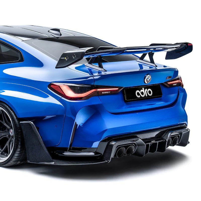 BMW M3 G80 & M4 G82 Dry Carbon Fibre AT-R3 Rear Wing by Adro (2021+) - AUTOID® - Rear Wings - Adro