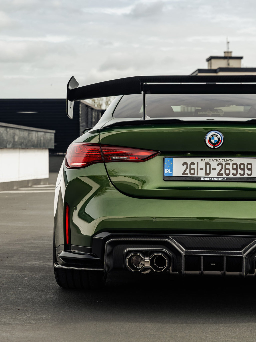 BMW M3 G80 & M4 G82 Dry Carbon Fibre AT-R3 Rear Wing by Adro (2021+) - AUTOID® - Rear Wings - Adro